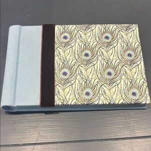 Peacock Feather Patterned Photo Album
